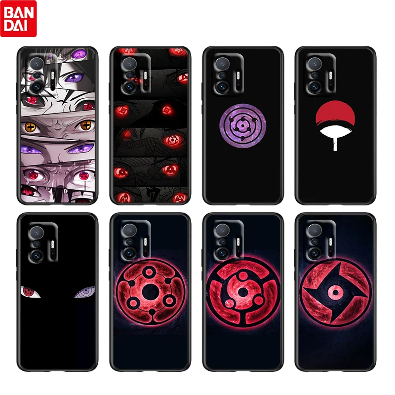 

Anime Naruto Sharingan For Xiaomi Mi 12 11 11T 10 10T Ultra Pro Lite Note 10 5G Silicone Soft Black Phone Case Funda Coque Capa