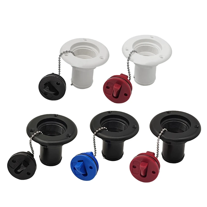 

Essential RVs Yacht Accessory Water Inlet Cap Fuels Deck Filler with Metal Chain Drop Shipping