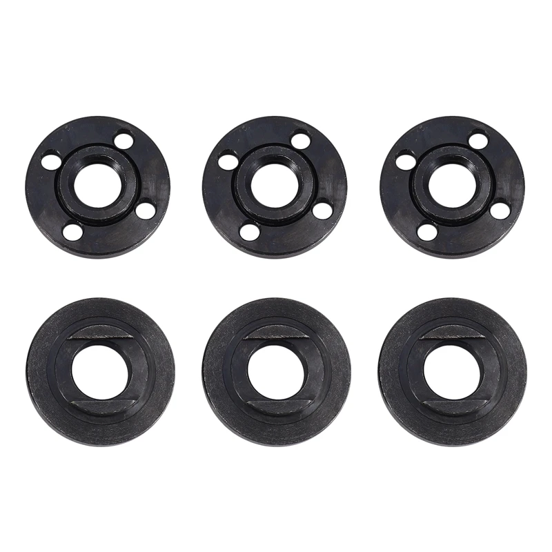 

6 Pack Angle Grinder Flange Nut 5/8 for Dewalt Ryobi Makita 224399-1 193465-4 224568-4 9005BZ 9015B Replacemen