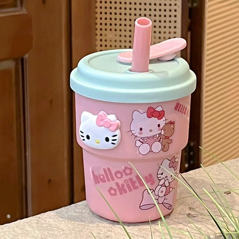 Sanrio Hello Kitty Cinnamoroll сопутствующая чашка для воды новая милая чайная студенческие