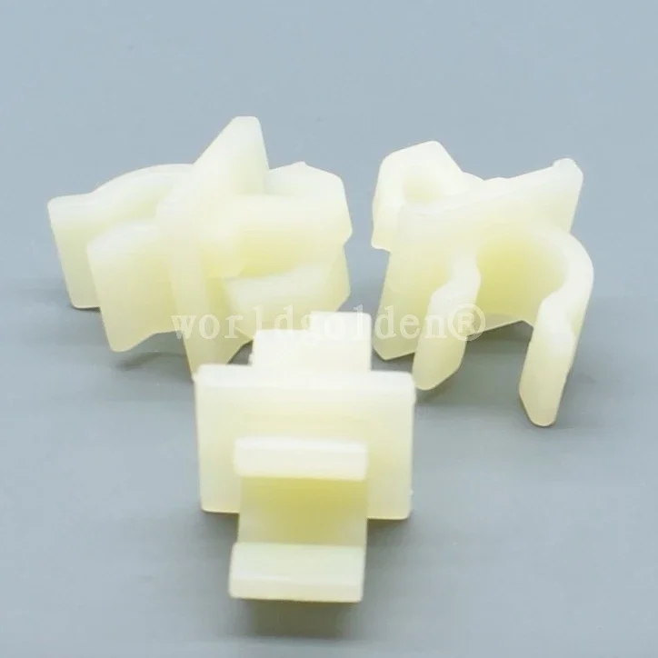 worldgolden 100 шт. автозажим для капота зажим опоры вмещает 8 мм опорный стержень Toyota