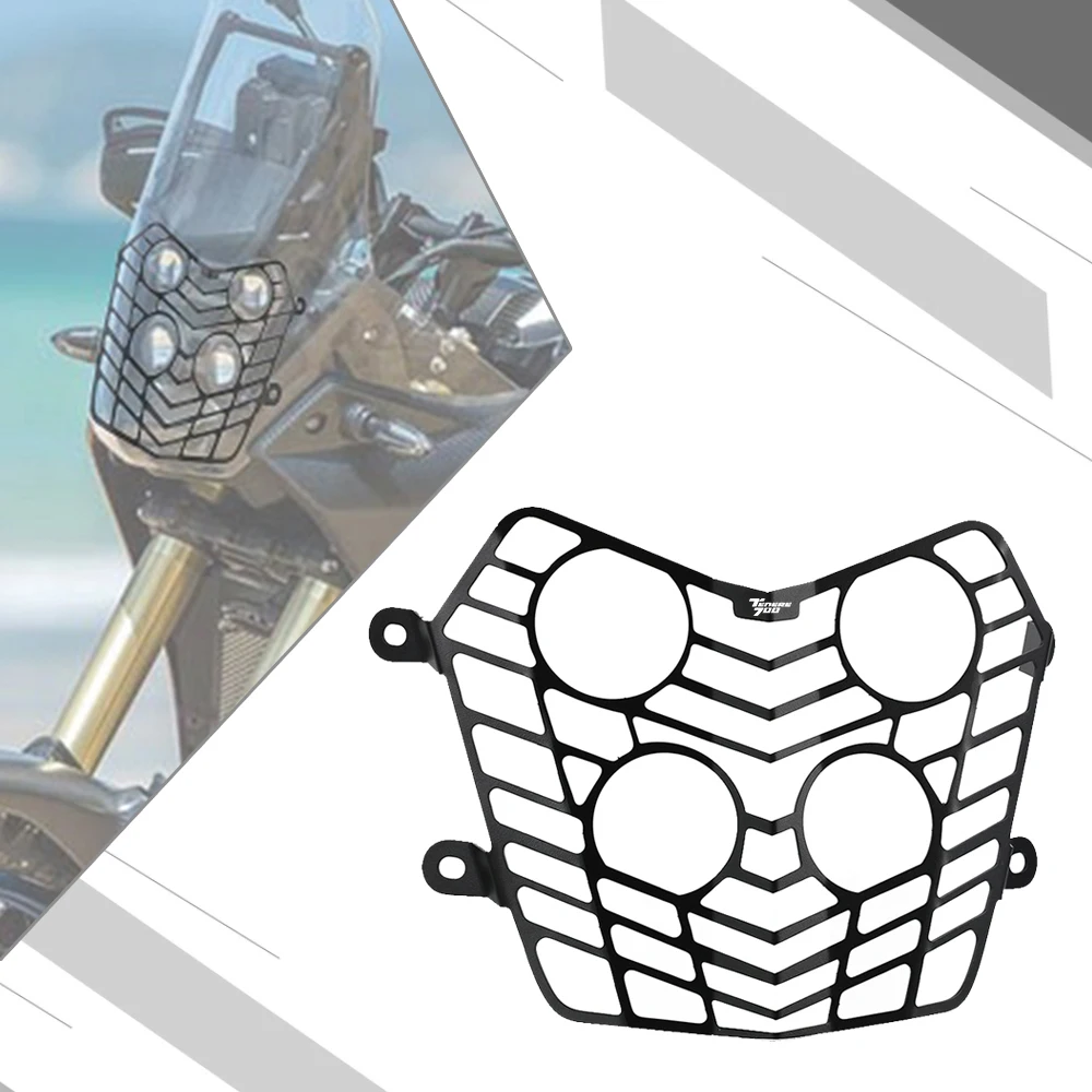 

For Yamaha Tenere 700 XTZ700 XT700Z T7 Motorcycle Headlight Protector Grille Guard Cover Protection Grill Rally 2019 2020 2021