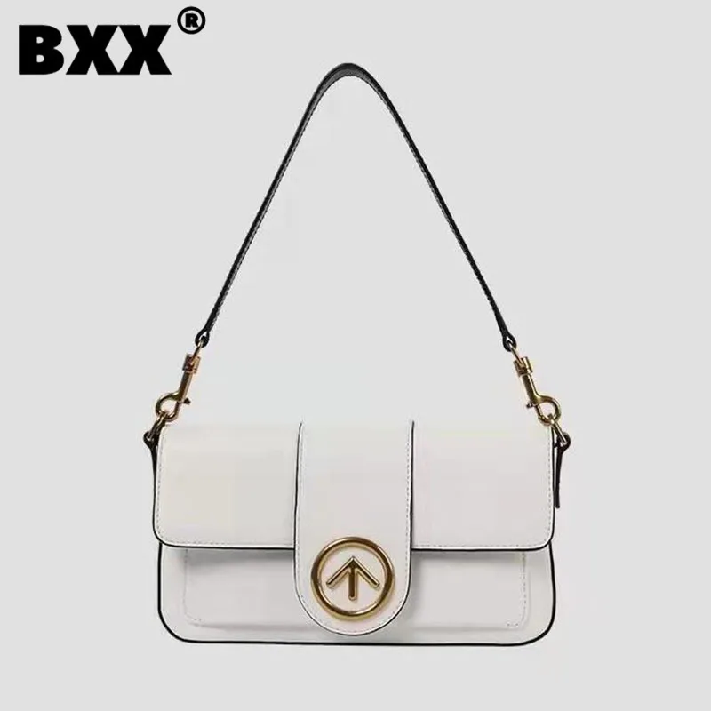

[BXX] 2023 New Ruched Chains Single Shoulder Crossbody Bags Vintage Zipper Versatile Exquisite Elegant Temperament Bag 8CY412