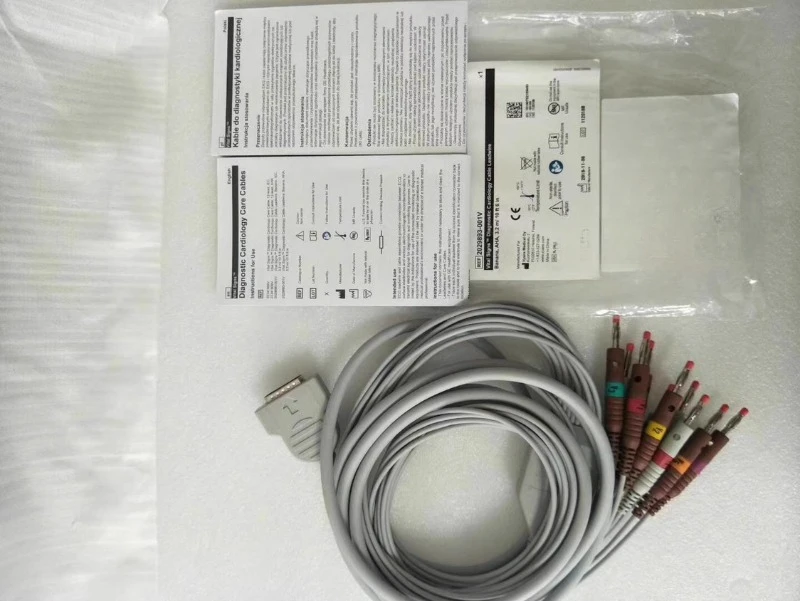 Electrocardiograph lead wire 12 leads MAC1200 MAC800 MAC400 15 pins