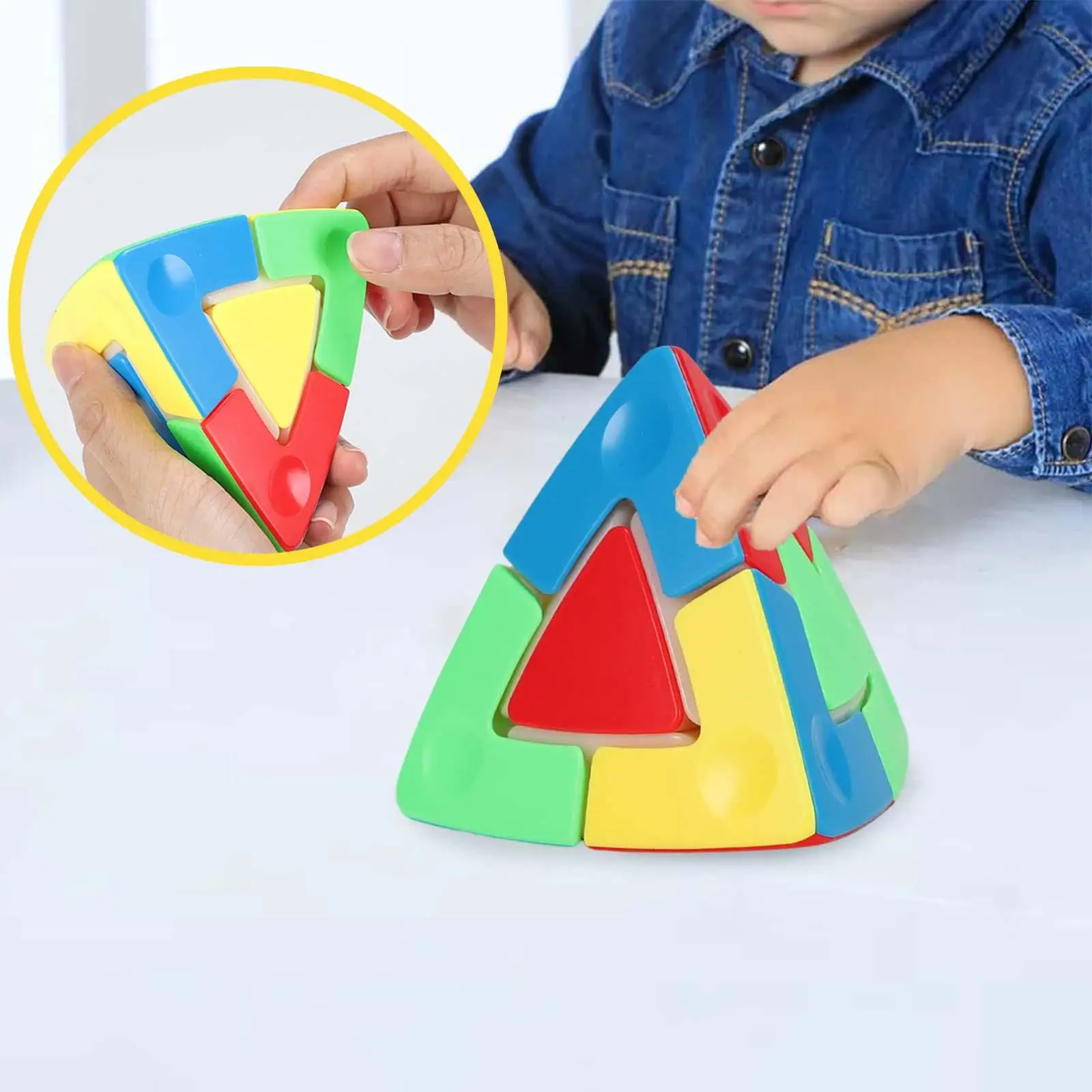 

fidget Improve Concentration Educational Toy Puzzles Cube for Children Family Kids
