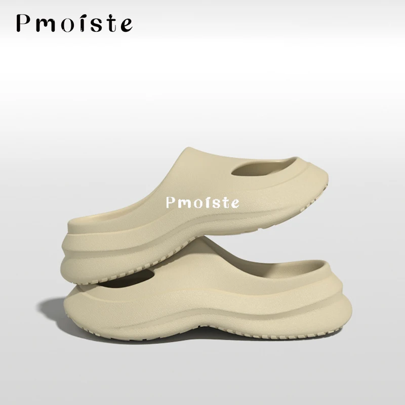 Platform Women's Slippes for Home Thick Sole Summer Shoes 2023 EVA Slipper Soft Non-slip Lightweight Bathroom Slides Indoor