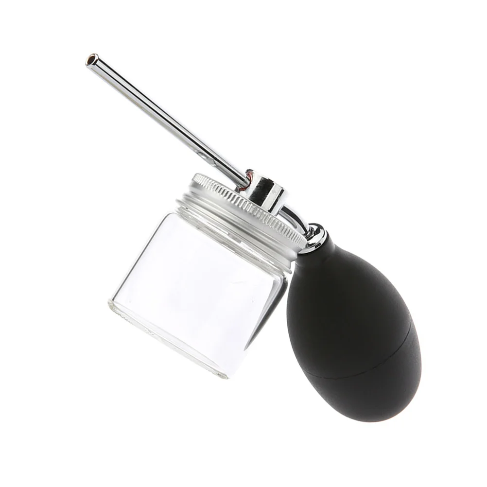 

Duster Powder Dispenser Powder Spray Pump Hair Fibers Pump Nozzle Bracket Dry Powder Spray Bottle Glass Hair Fibers Bottle