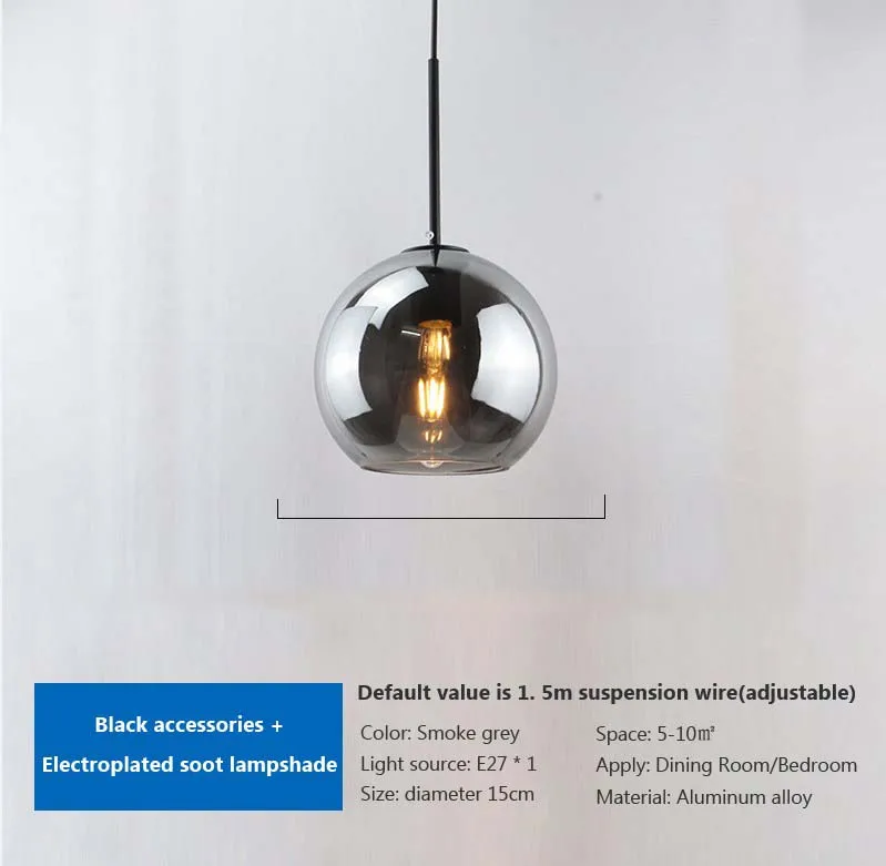 

CETANT подвесной светильник из стекла, янтарный