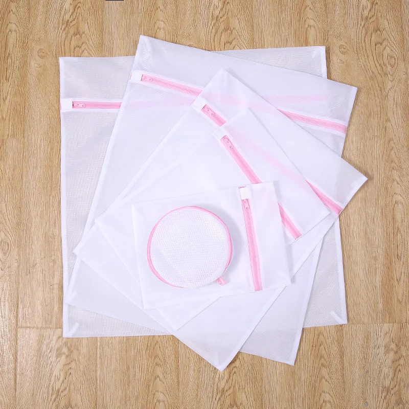 

11 Size Mesh Laundry Bag Polyester Home Organizer Coarse Net Laundry Basket Laundry Bags for Washing Machines Mesh Bra Bag