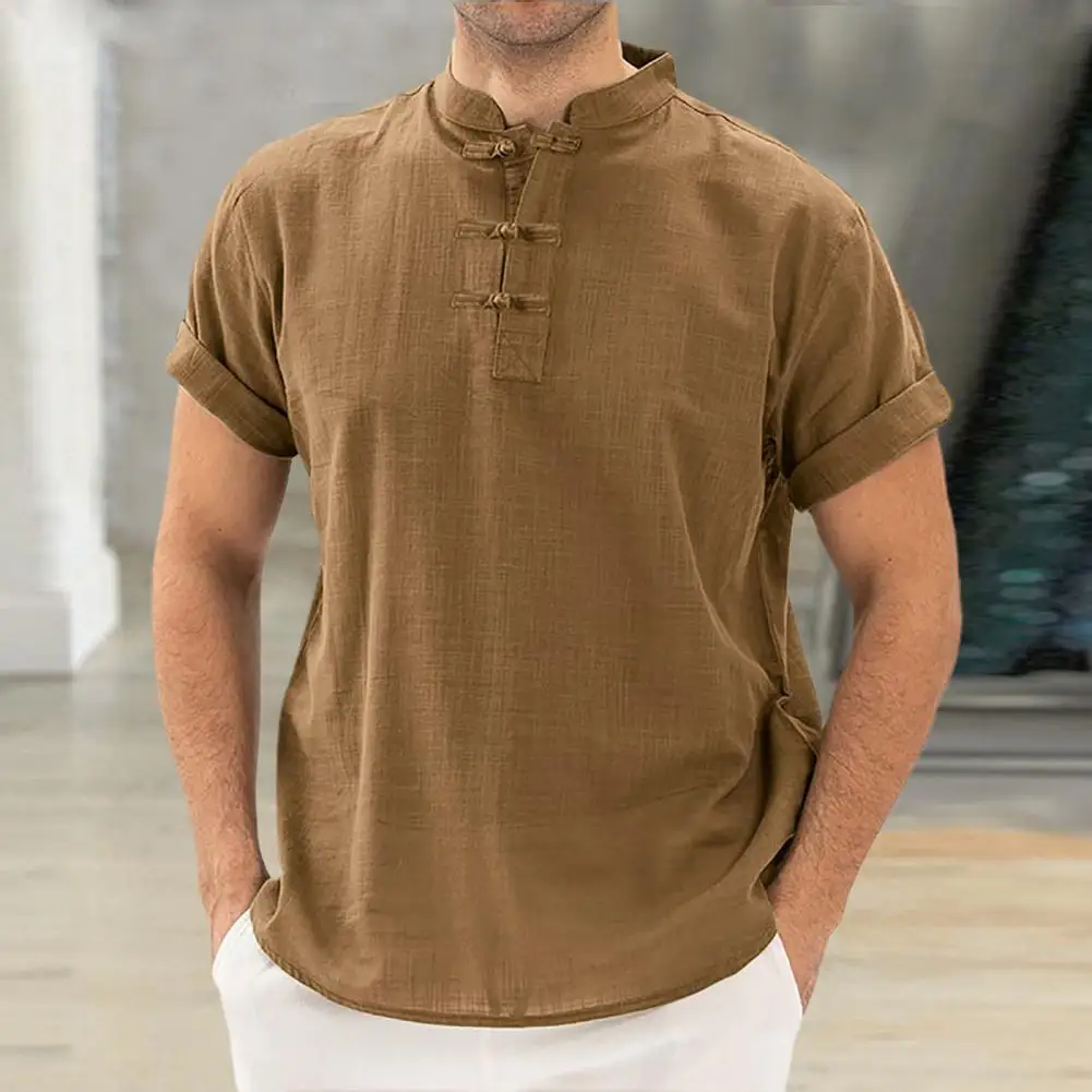 

T-shirt Wear-resistant Comfortable Thin Pullover Summer Top Summer T-shirt Male Clothes