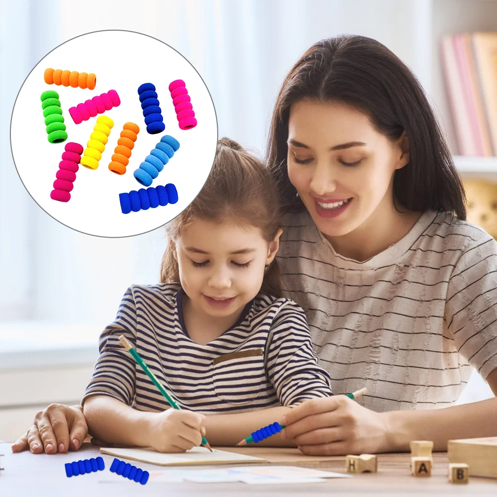 

Writing Pen Gripaid Sponge Children Grippers Trainer Drill Soft Ergonomic Crossover Holderkids Handwriting Grips