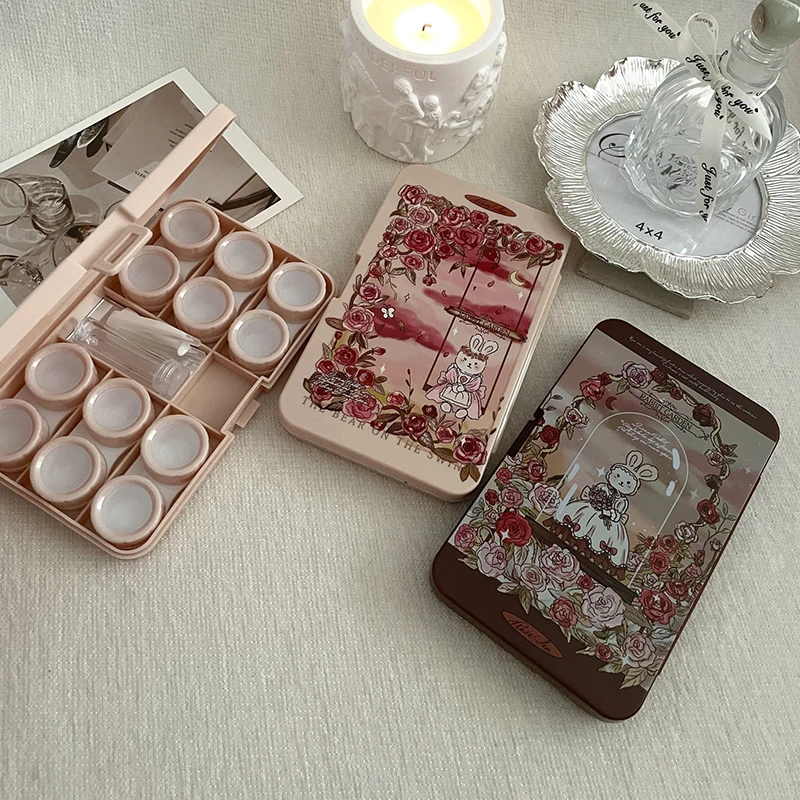 6 пар контейнер для хранения контактных линз