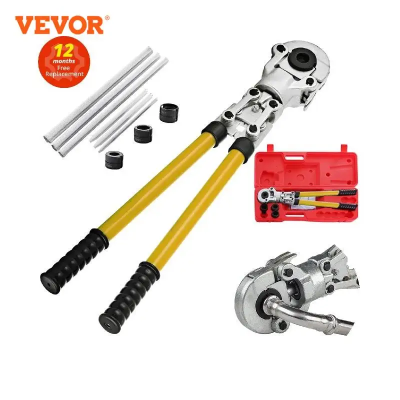 VEVOR Водопроводная труба обжимные клещи ручной обжимной инструмент с торсионной