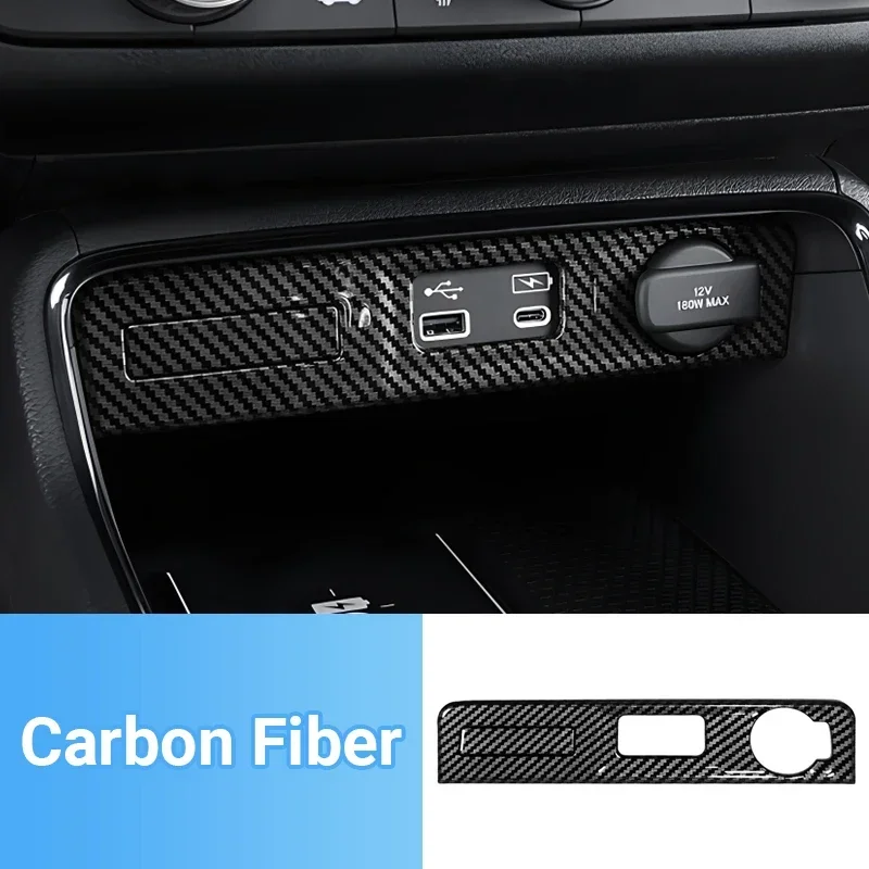 

Для Honda CRV 6-го поколения 2023 2024 2025/CR-V гибридный автомобильный центральный контроль USB-порт, накладка на рамку, аксессуары для автостайлинга