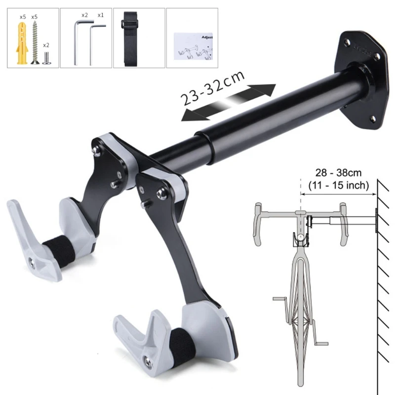 

Bike Horizontal Adjustable for Sports Riding Storage Indoor Basement