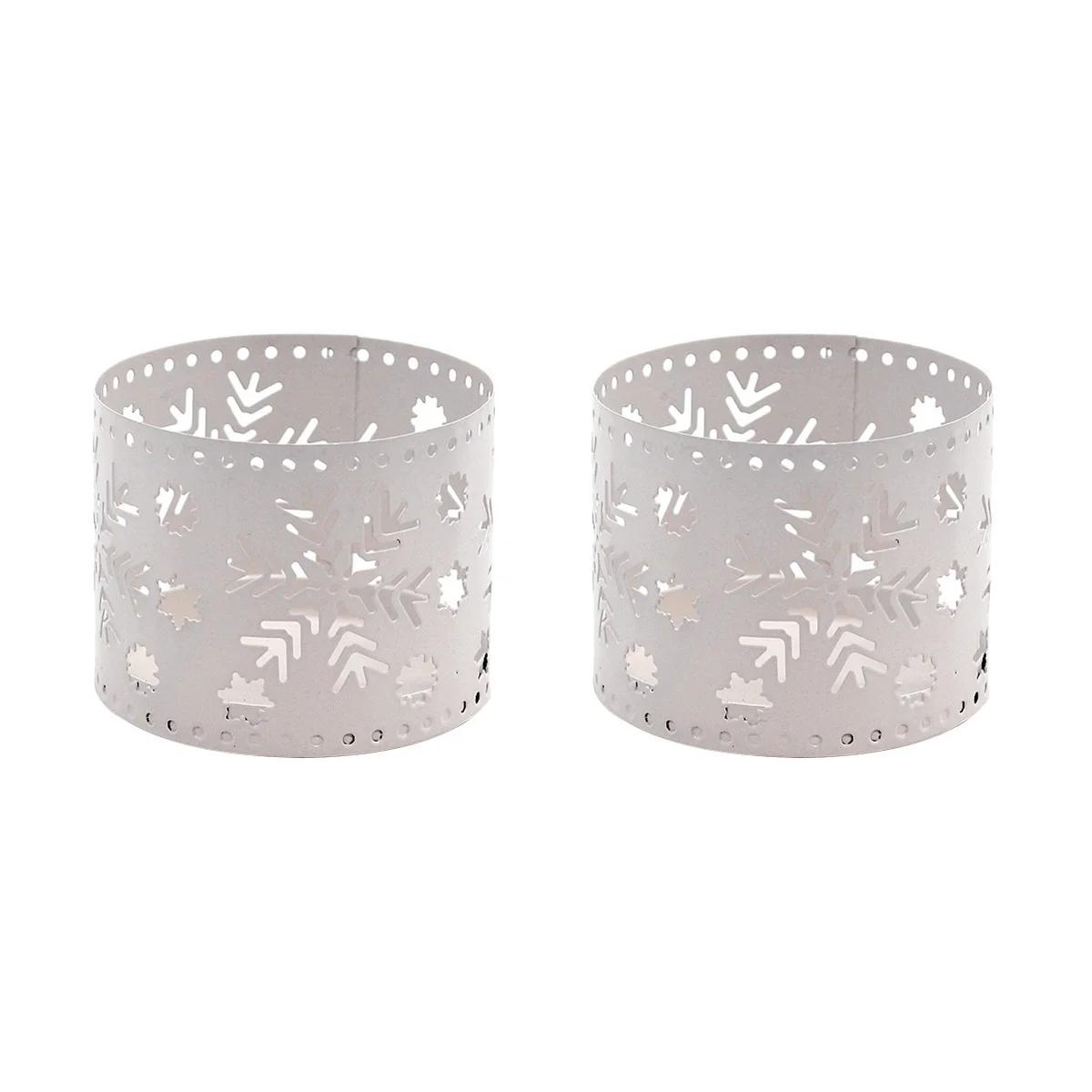 

Holderchristmas Snowflake Metal Pen Iron Tealilght Holders Wrought Decorationtealight Candlestick Holiday Hollow