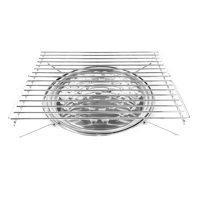 

Portable Outdoor Mini Grill BBQ Rack Family Party Home Garden Household Stainless Steel Kitchen Barbecue Gas Stove Shelf