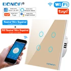 Переключатель Wi-Fi Alexa RF433, без нейтрального провода, с управлением через приложение