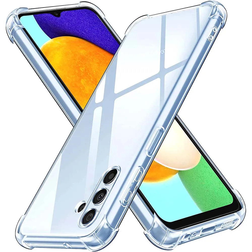 

Clear Case For Samsung Galaxy A04s A04 A14 4G A34 A54 5G Thick Shockproof Soft Silicone Phone Cover for S23 Ultra S22 Plus S23+