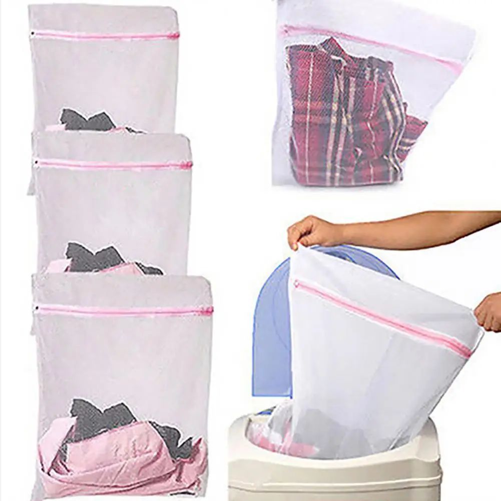 

Washing Machine Laundry Bag Bra Underwear Dirty Clothes Mesh Net Storage Zipper Pouch Laundry Bags For Dirty Clothes Organizer