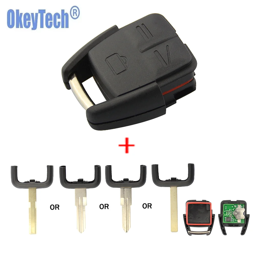 

Okeytech 3 кнопочный Автомобильный Дистанционный ключ 434 МГц для Opel Chevrolet Brazil Astra Zafira Vectra сменный Футляр для ключей Shell