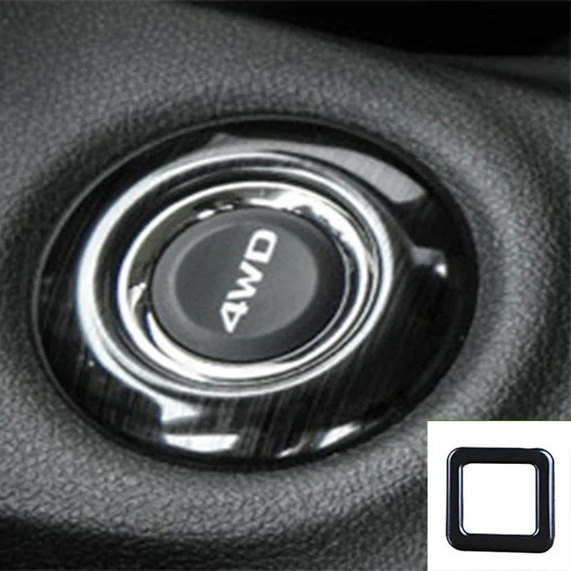 Нержавеющая сталь для Mitsubishi Outlander 2013 2014 2015, автомобильная кнопка с подогревом сиденья, декоративная крышка, автомобильные аксессуары