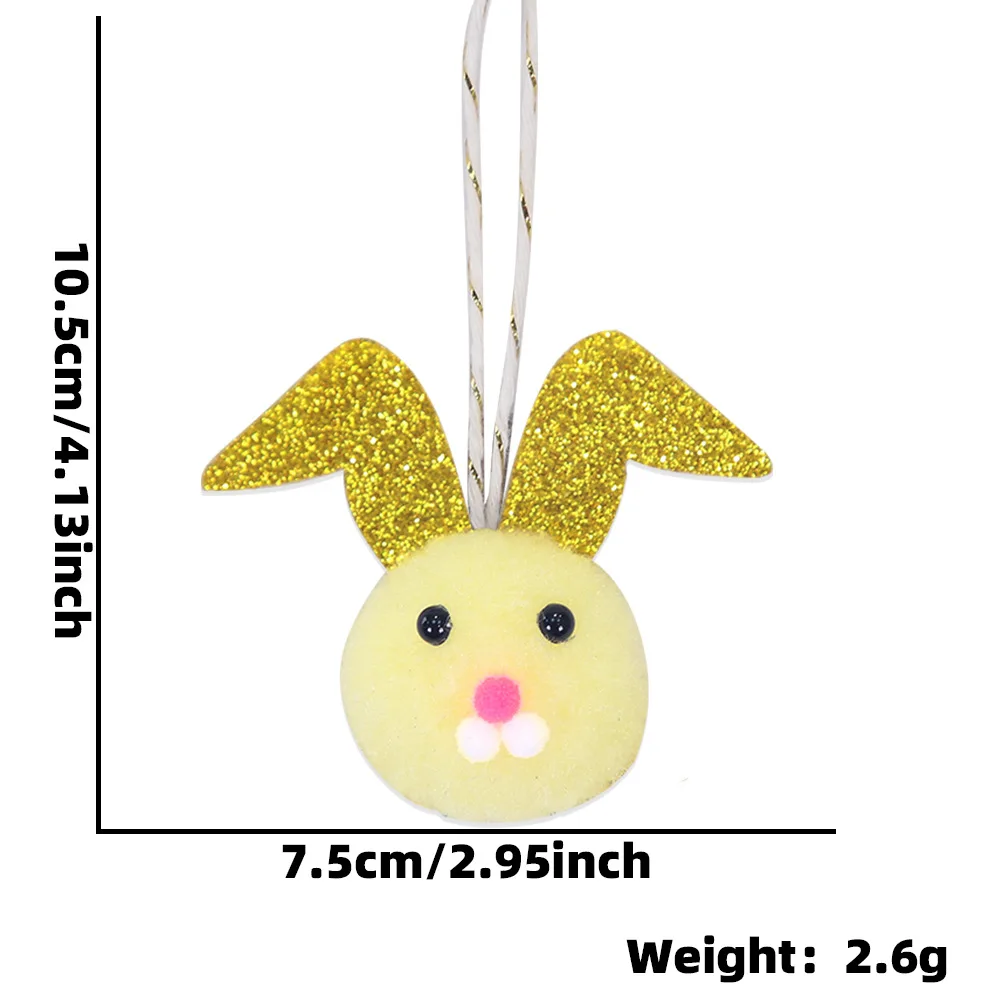 Cartoon Plush Rabbit Decoration Pendant for Kids European and American Holiday Party Gift