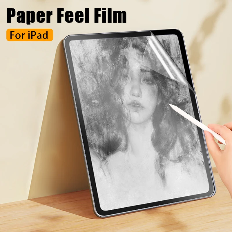 

Paper Film Like Screen Protector For iPad Air 5 4 3 Pro 11 12.9 12 9 9th 10th Generation Mini 6 9 7th 8th 10.2 Matte Film Writer