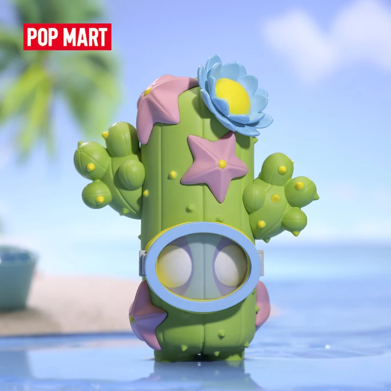 Фото Pop Mart Coarse Little Voyagers Heat Wave Series слепая коробка Guess Bag Mystery Box игрушки куклы милые аниме фигурки украшения подарок №2