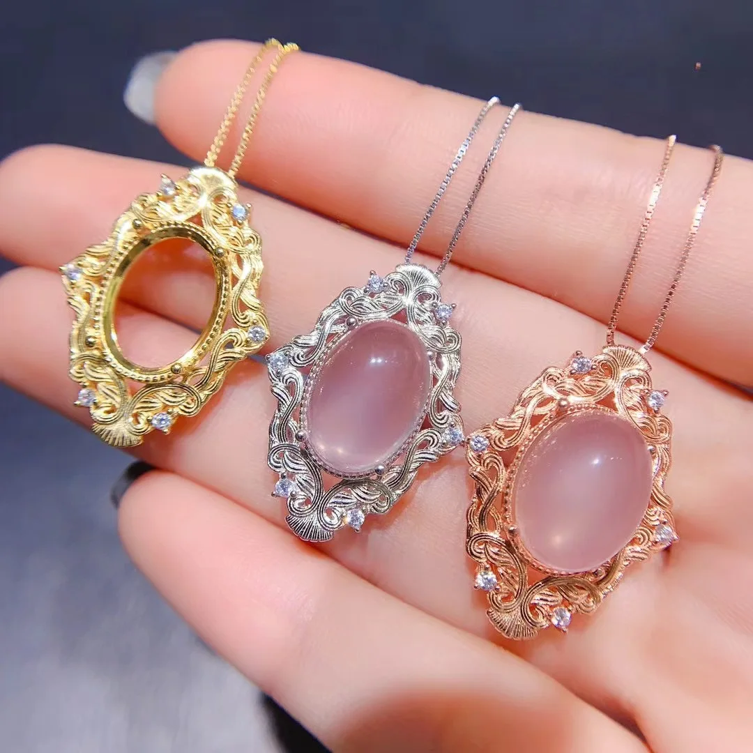 S925 Серебряный кулон Emp Support Модный легкий роскошный элегантный универсальный