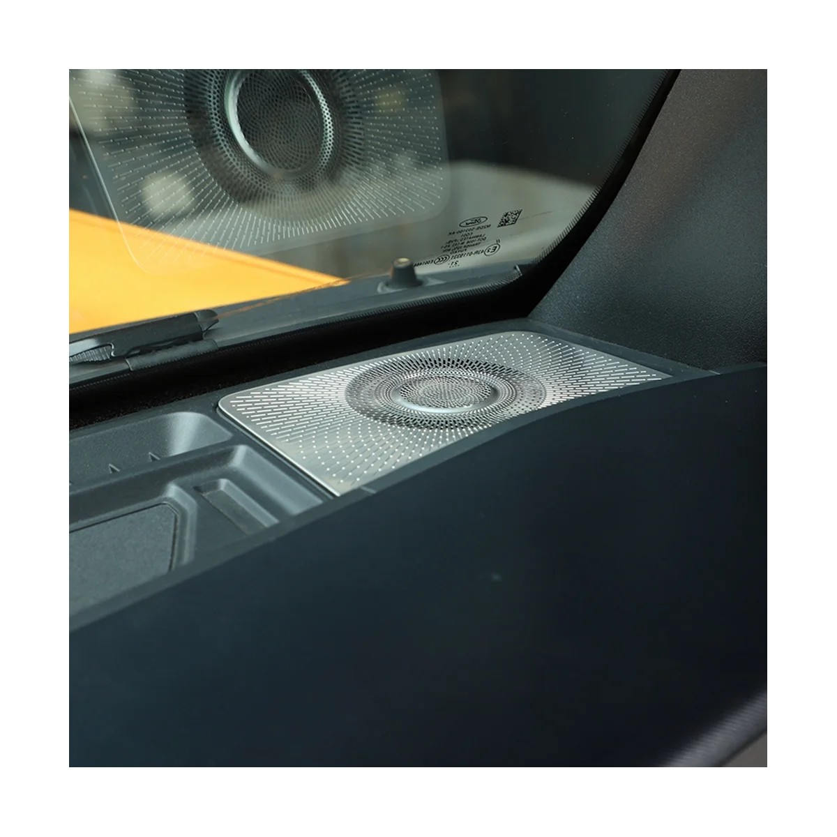 Для Ford Bronco 21-23 передняя стойка звуковой гудок наклейка для колонки 2 шт.