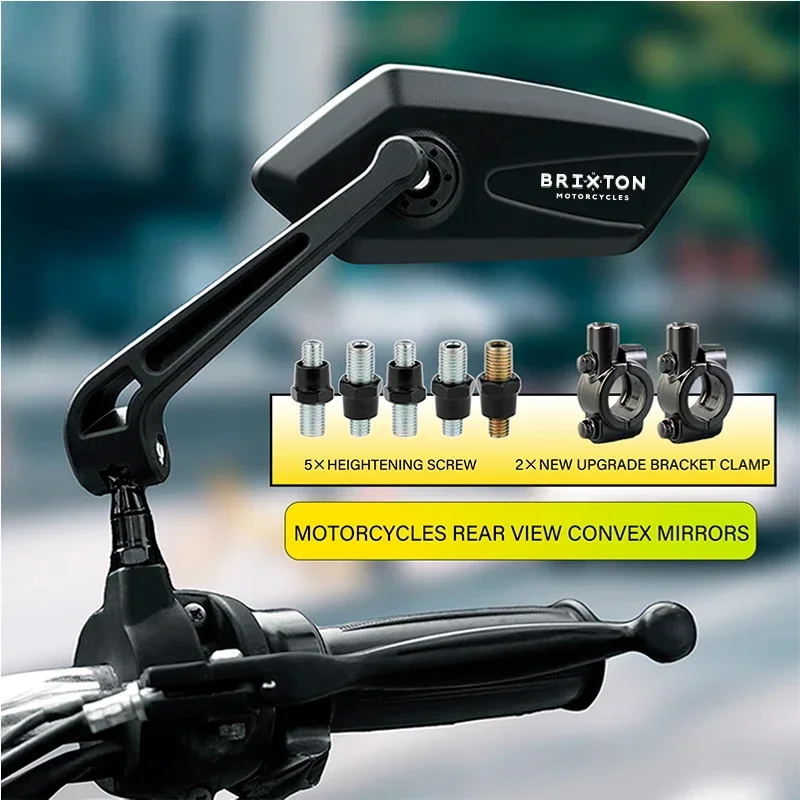 Универсальные прочные мотоциклетные зеркала заднего вида для BRIXTON Cromwell 125 250 Crossfire