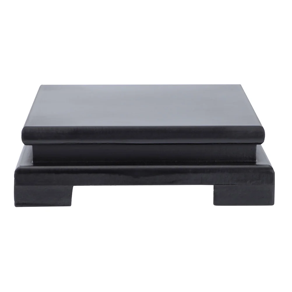 

Square Base Flowerpot Holder Vintage Decor Drip Tray Wood Display Base Teaware Base Wooden Handicraft Base Square Pots Plants