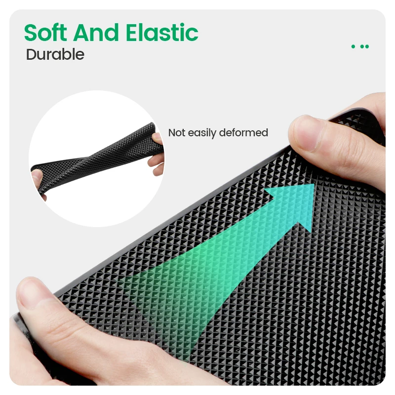 Автомобильный нескользящий коврик автомобильный силиконовый для салона