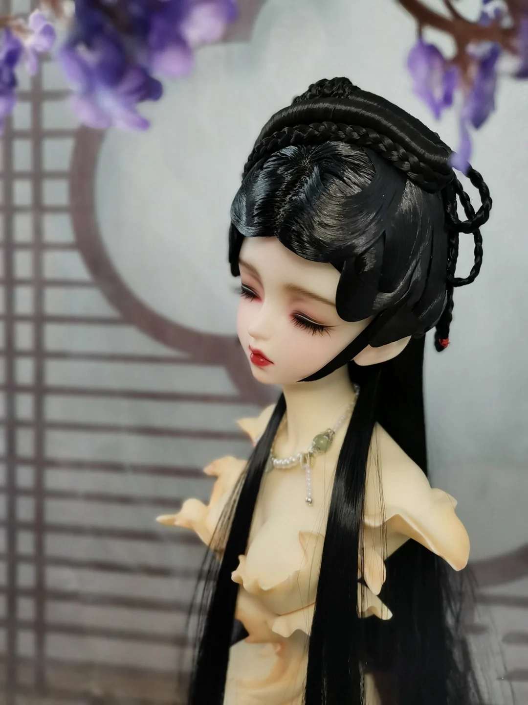 1/6 1/4 1/3 шарнирный старинный парик для кукол аксессуары Hanfu Стайлинг волос Ретро