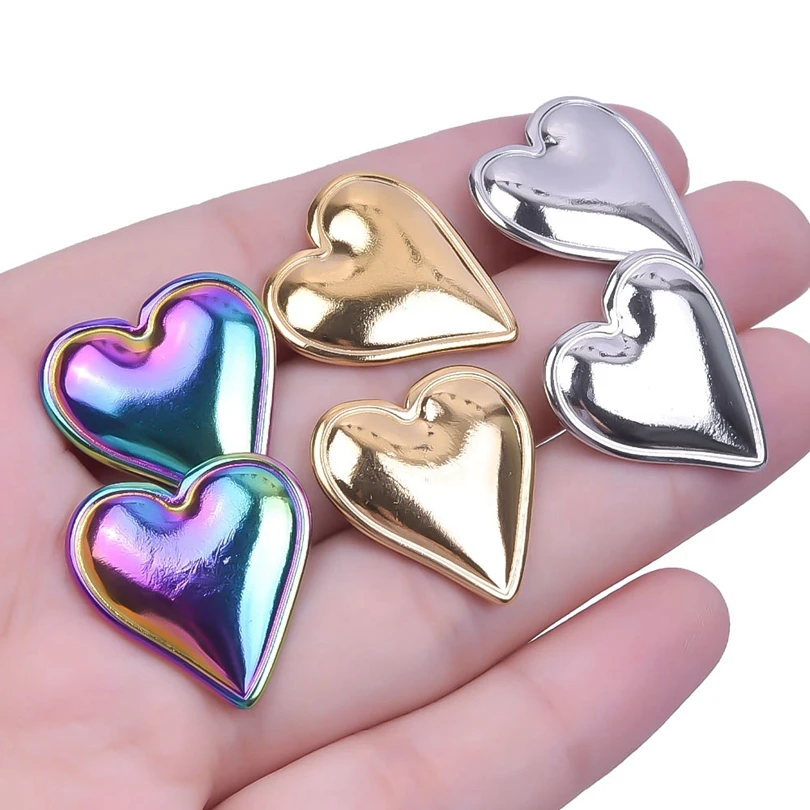 6 шт./партия женские серьги-гвоздики из нержавеющей стали