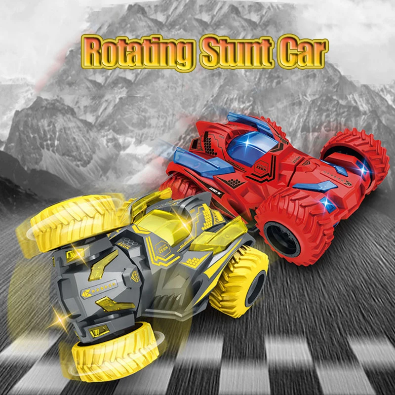 

Hot Wheels Car Toys Fast and Furious Inertial Off-road Car Stunt Spinning Deformation Vehicle Children Toys for Boys Gift