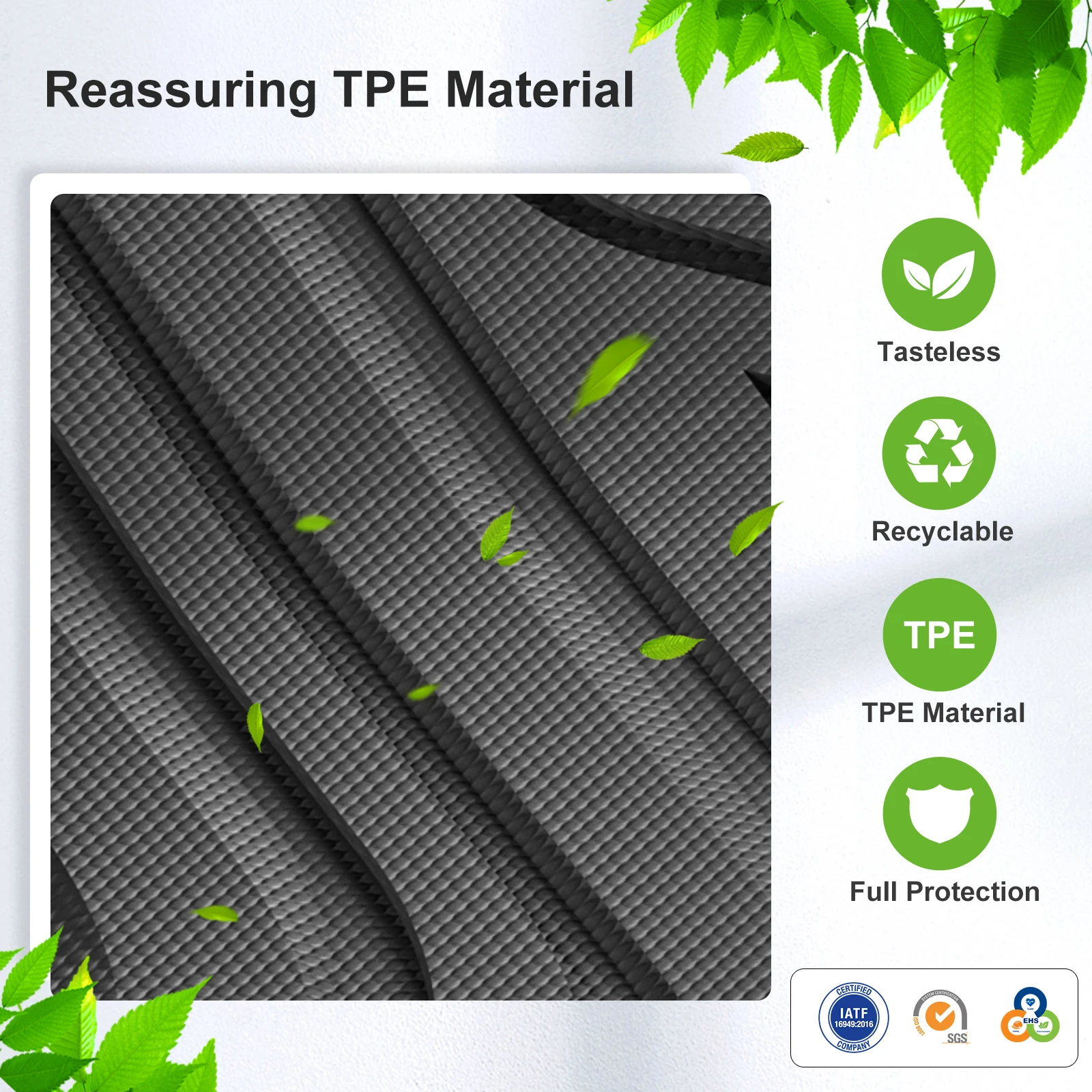 Для Nissan Rogue 2021-2025 TPE 3D автомобильные коврики аксессуары для багажника черные (не