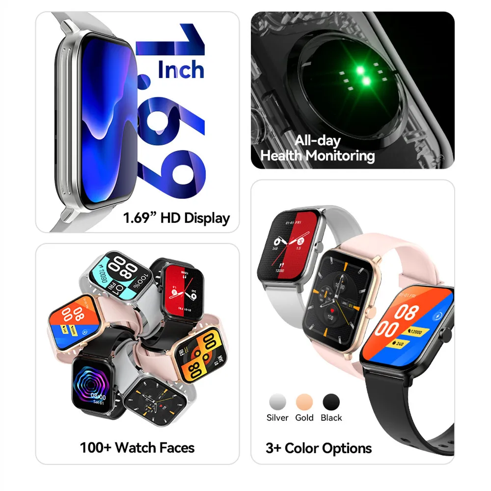 Smart Watch for Men 18+ Smartwatches for Wowen Sport Watches Man Waterproof Connected Cell Phone Fitness Digital Watches 2022