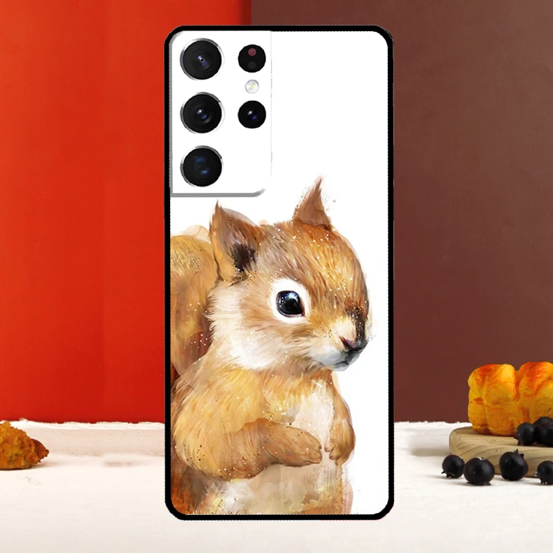 Фото Чехол для телефона Samsung Galaxy S25 S26 Ultra S22 S23 S24 Plus S20 S21 FE S10 S25 FE с милым изображением белки №2