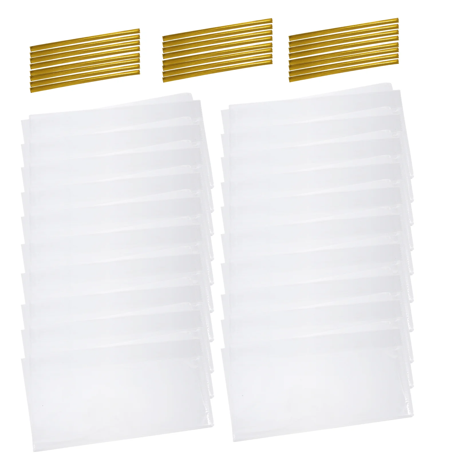 

100pcs Transparent Toast Candies Bags Party Biscuits Packing Bags