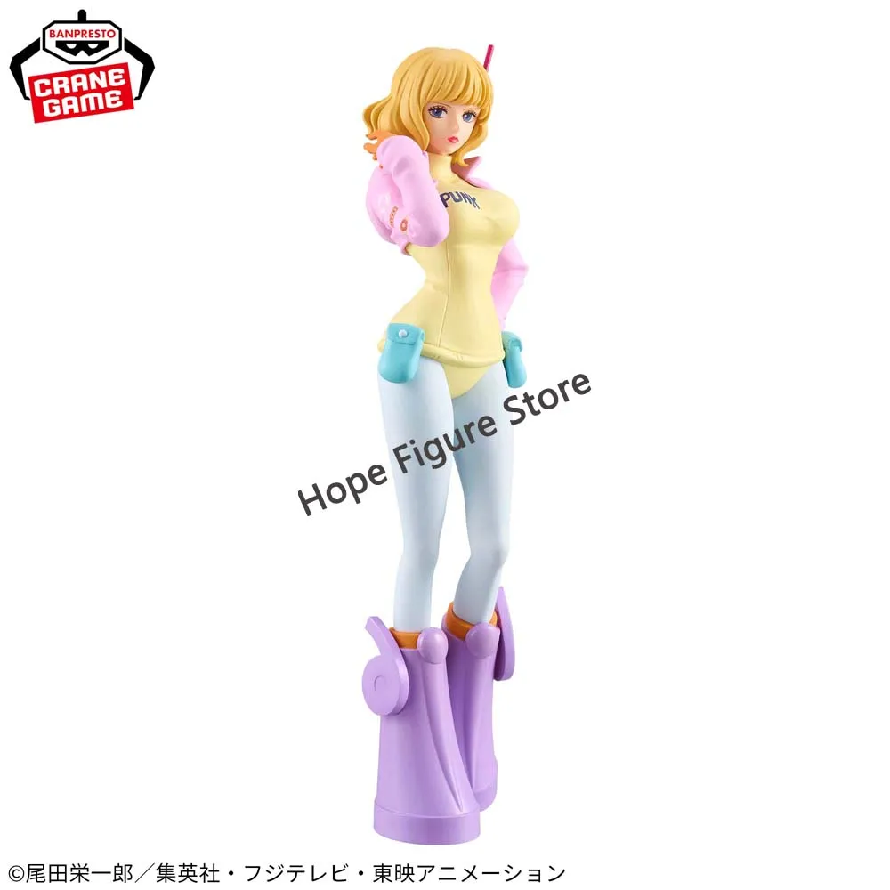 В наличии оригинальная фигурка BANPRESTO DXF THE GRANDLINE SERIES цельная Egghead Stussy аниме-модель