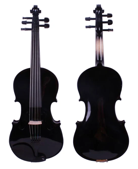 

black color 5 string Electric Acoustic Viola 16.5 inch 16 inch Full Size Maple Spruce wood advance