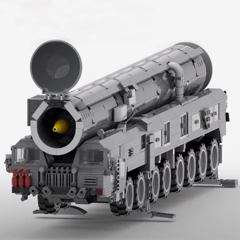 2199 шт. WW2 военный MOC масштаб 1:35 RT-2PM2 Topol-M ICBM модель пусковой установки DIY креативная высокотехнологичная детская игрушка в подарок бронированные автомобильные блоки (art.: 3920c8c3ffe78) - 3920c8c3ffe78