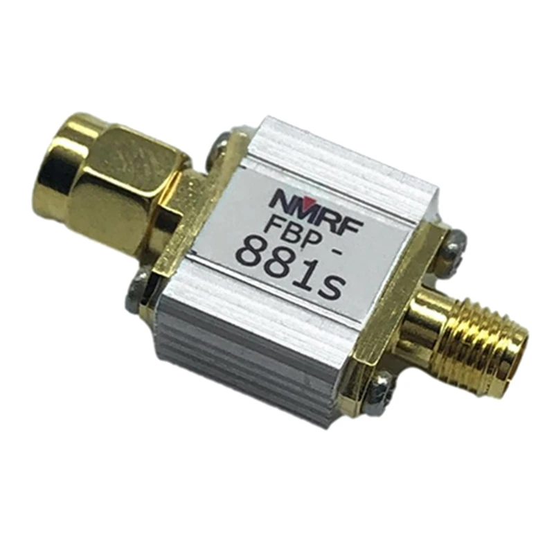 

FBP-881S GSM900 Dedicated SAW Bandpass Filter 27Mhz Bandwidth SMA Interface