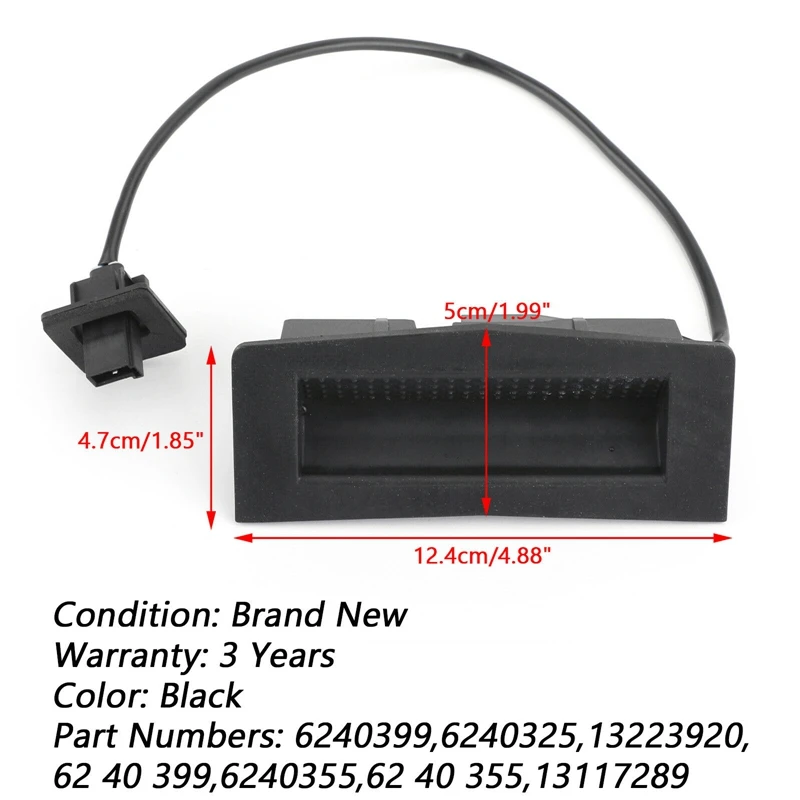 Переключатель крышки багажника для Vauxhall/Opel/Astra H 2004 -2010 6240399 13223920 6240325 13223919