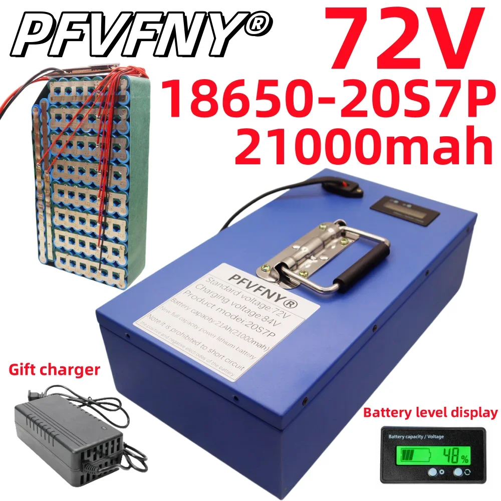 Быстрая транспортировка воздуха литиевая батарея большой емкости 18650 72 В 21000 мАч