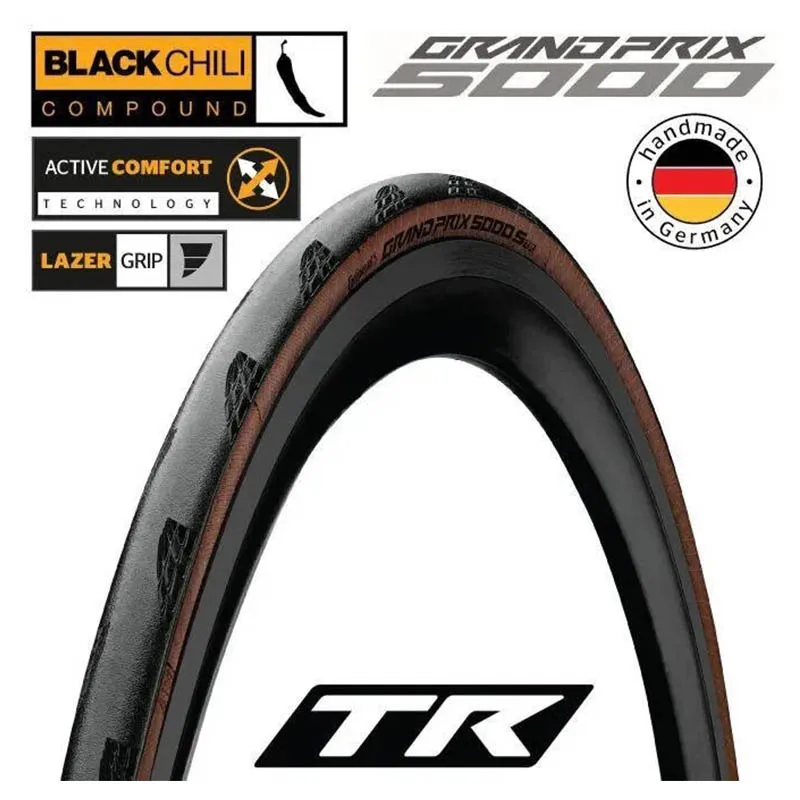 Continental Grand Prix 5000 700x25/32C Tubeless Ready Дорожные