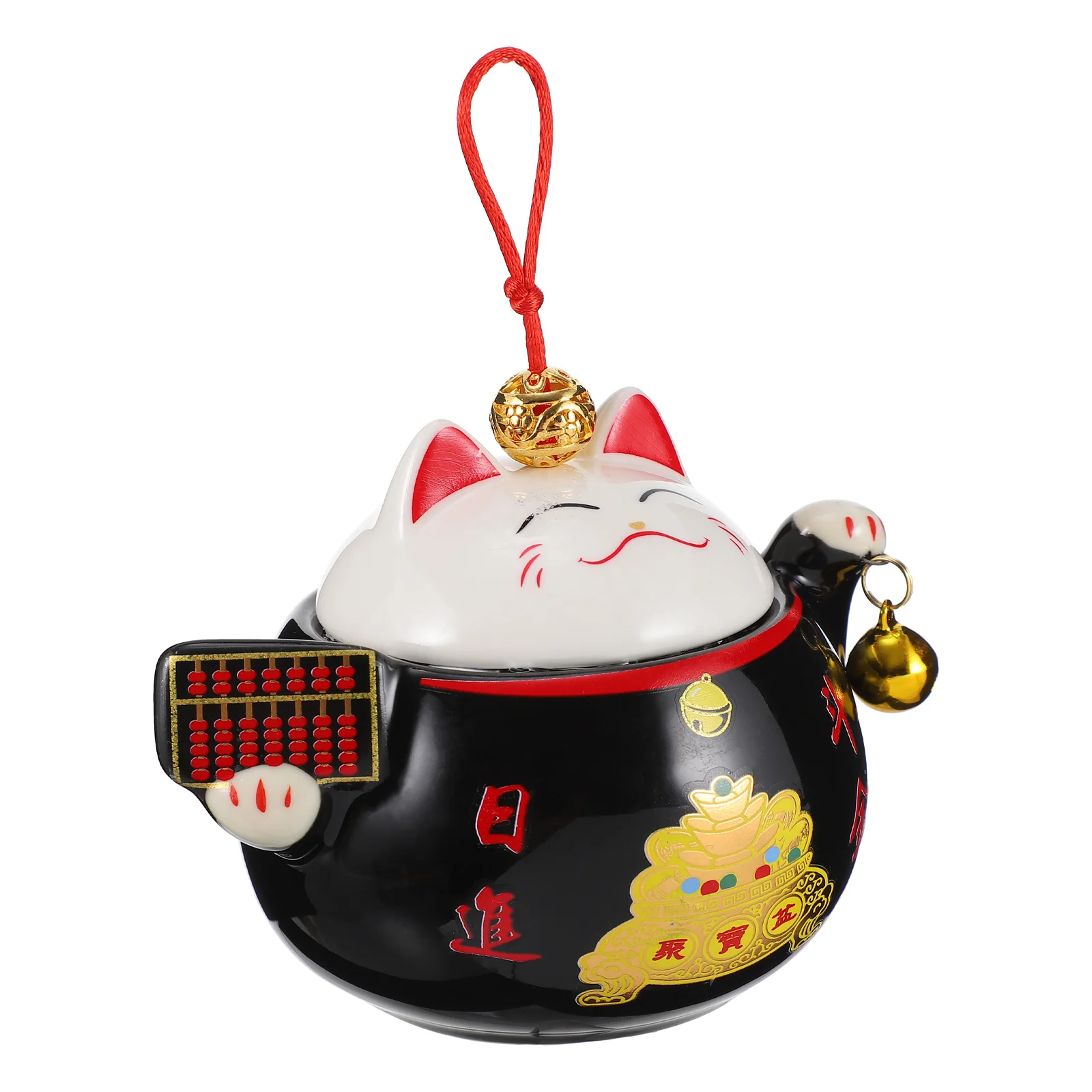 

Jar Loose Tea Jars Beckoning Cat Figurine Kungfu Tea Caddies Loose Tea Tin Air Tight Jars