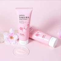 auquest cherry blossoms facial cleanser deep cleaning cleanser moisturizing repairing oil control shrink pores face skin care